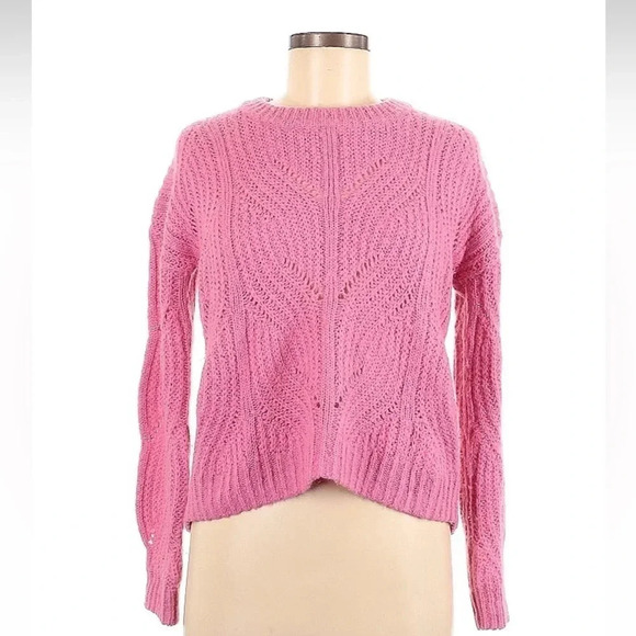 Madewell Blush Pink Charley Pullover Sweater Alpaca Blend Size XXS Super Soft!!! - Picture 4 of 8